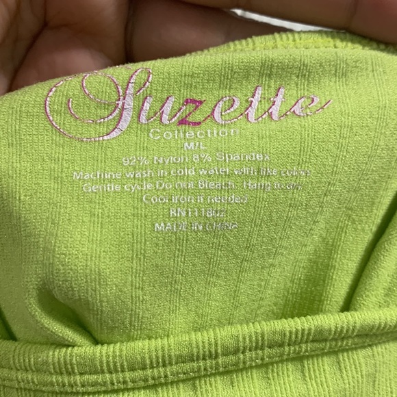 Green Suzette Bodysuit - Picture 6 of 6